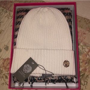 Brand New Vince Camuto Hat and Scarf Set